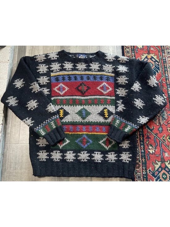 Woolrich Other - VTG Woolrich Aztec Pattern Sweater Men’s XL Multi Color Pattern Rare Wool